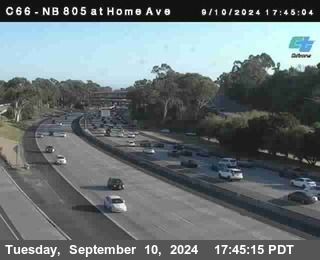 NB 805 at Home Ave (On Ramp)