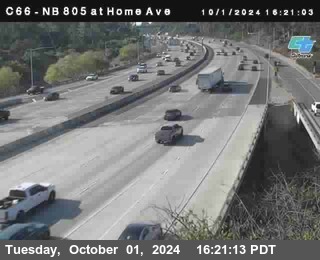 NB 805 at Home Ave (On Ramp)