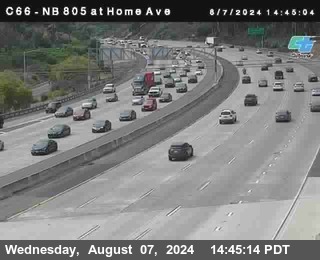 NB 805 at Home Ave (On Ramp)