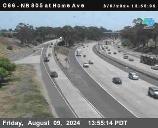 NB 805 at Home Ave (On Ramp)