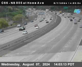 NB 805 at Home Ave (On Ramp)