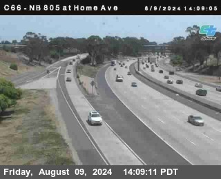 NB 805 at Home Ave (On Ramp)