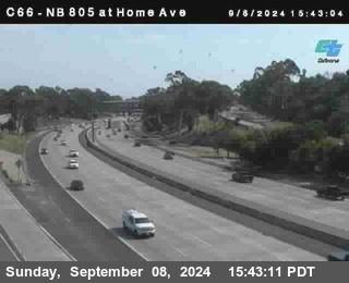 NB 805 at Home Ave (On Ramp)