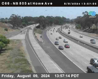 NB 805 at Home Ave (On Ramp)