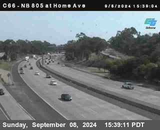 NB 805 at Home Ave (On Ramp)