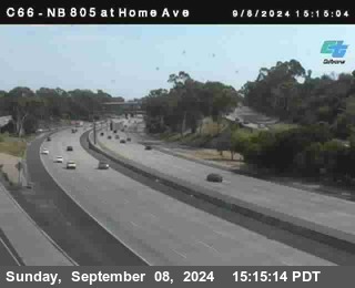 NB 805 at Home Ave (On Ramp)