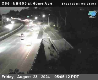 NB 805 at Home Ave (On Ramp)