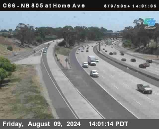 NB 805 at Home Ave (On Ramp)