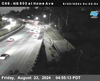 NB 805 at Home Ave (On Ramp)