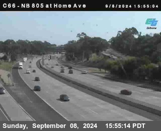 NB 805 at Home Ave (On Ramp)