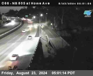 NB 805 at Home Ave (On Ramp)