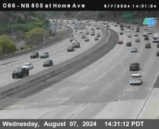 NB 805 at Home Ave (On Ramp)