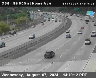 NB 805 at Home Ave (On Ramp)