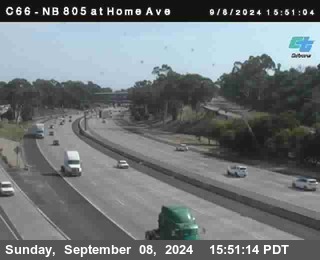 NB 805 at Home Ave (On Ramp)