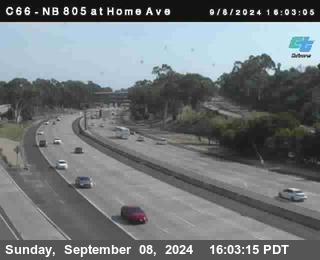 NB 805 at Home Ave (On Ramp)