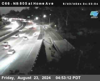 NB 805 at Home Ave (On Ramp)