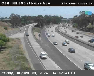 NB 805 at Home Ave (On Ramp)