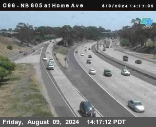 NB 805 at Home Ave (On Ramp)