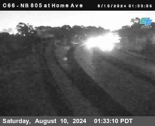 NB 805 at Home Ave (On Ramp)