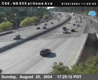 NB 805 at Home Ave (On Ramp)