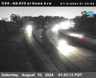 NB 805 at Home Ave (On Ramp)