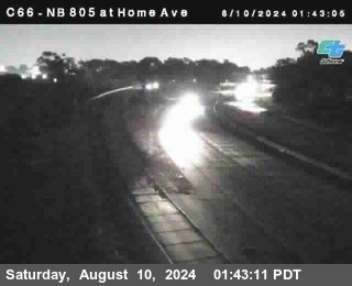 NB 805 at Home Ave (On Ramp)