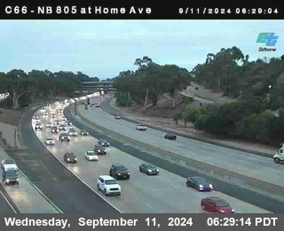 NB 805 at Home Ave (On Ramp)