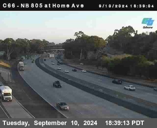 NB 805 at Home Ave (On Ramp)