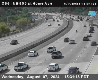 NB 805 at Home Ave (On Ramp)