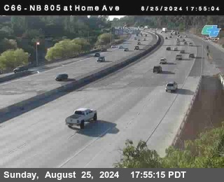 NB 805 at Home Ave (On Ramp)