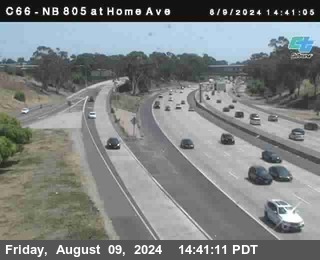 NB 805 at Home Ave (On Ramp)