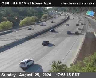 NB 805 at Home Ave (On Ramp)