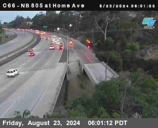 NB 805 at Home Ave (On Ramp)