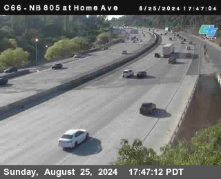 NB 805 at Home Ave (On Ramp)