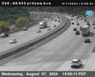 NB 805 at Home Ave (On Ramp)