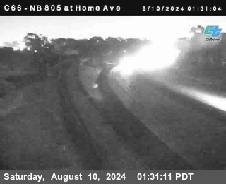 NB 805 at Home Ave (On Ramp)