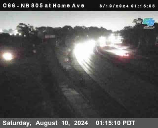 NB 805 at Home Ave (On Ramp)