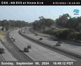 NB 805 at Home Ave (On Ramp)