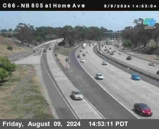 NB 805 at Home Ave (On Ramp)