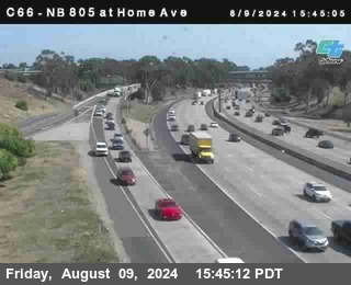 NB 805 at Home Ave (On Ramp)