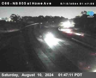 NB 805 at Home Ave (On Ramp)