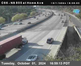 NB 805 at Home Ave (On Ramp)