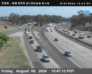 NB 805 at Home Ave (On Ramp)