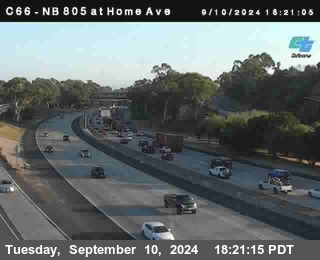 NB 805 at Home Ave (On Ramp)