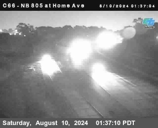 NB 805 at Home Ave (On Ramp)