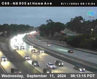 NB 805 at Home Ave (On Ramp)