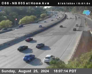 NB 805 at Home Ave (On Ramp)