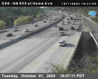 NB 805 at Home Ave (On Ramp)