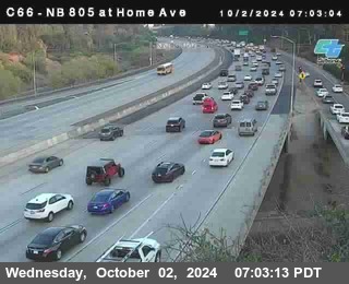 NB 805 at Home Ave (On Ramp)