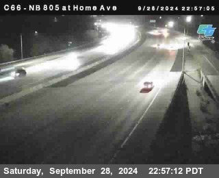 NB 805 at Home Ave (On Ramp)